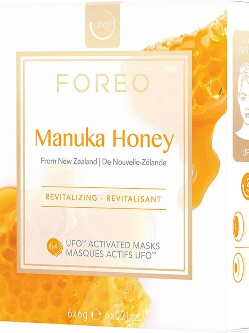 FOREO Manuka Honey Revitalizing Mask - Honey Gold